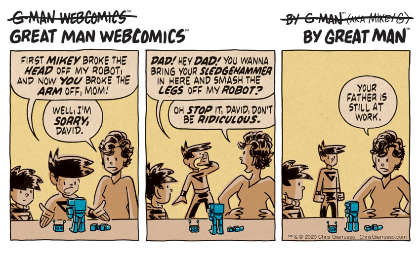 G-Man Webcomics #261: Smashy Smashy